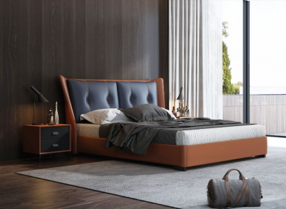 Italienische Designer Möbel Bett Doppel Schlazimmer 180x200cm Neu