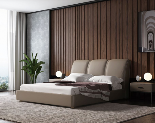 Designer Italienische Möbel Bett Doppel Schlazimmer 180x200cm Neu