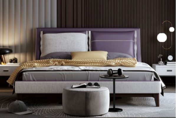 Designer Italienische Möbel Bett Doppel Schlazimmer 180x200cm Betten