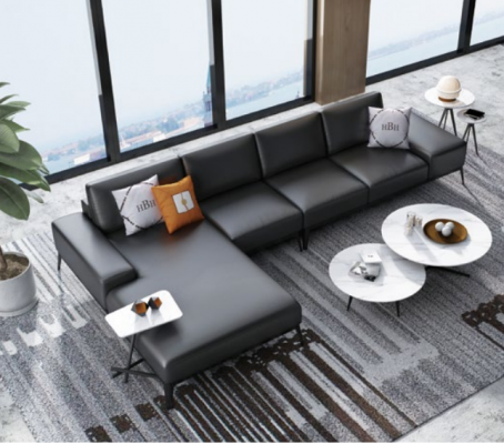 Ecksofa Polster Dekor Garnitur Wohnlandschaft L Form Designer Sofa Couch