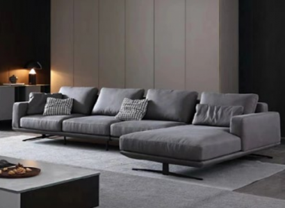 Italienische Stil Wohnzimmer Living Möbel L Form Textil Eckgarnitur Sitzpolster