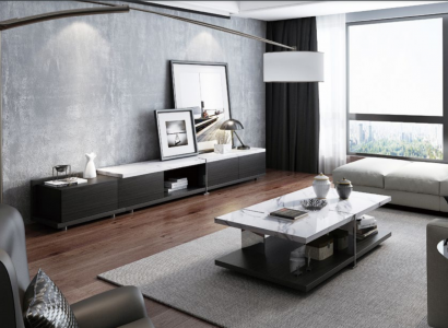 Marmor Couchtisch Kaffeetisch Beistelltisch Design Tisch Wohnzimmertisch