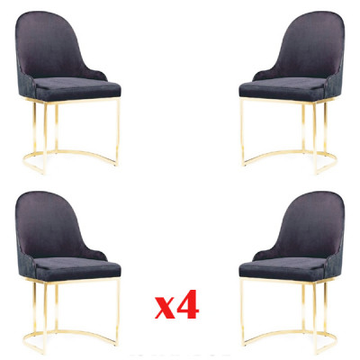Garnitur Sitz Polster Holz 4x Stühle Möbel Neu Esszimmer Küche Gruppe