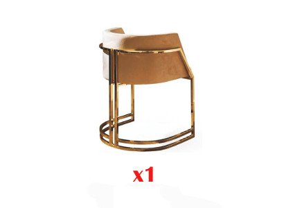 Luxus 1x Stuhl Esszimmerstuhl Lehnstuhl Wohnzimmerstuhl Polsterstuhl