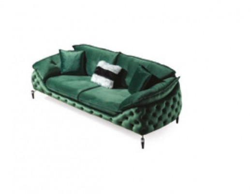 Grüne Chesterfield Couch Stoff Sofa Couch Möbel Luxus Einrichtung Sofas Couchen