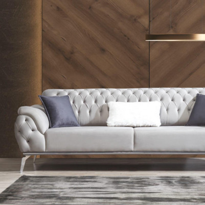 Chesterfield Sofa Couch Dreisitzer Couchen Luxus Möbel Einrichtung