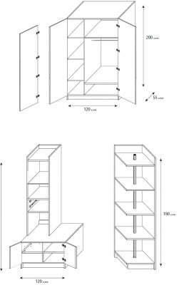Schränke Hochschrank Jugend Kleiderschränke Kleiderschrank Schrank Jugendzimmer
