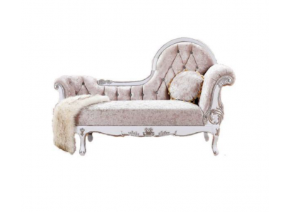 Chaiselongue Chesterfield Récamière antik stil Edle Chaise Longue Sofa Liege Neu