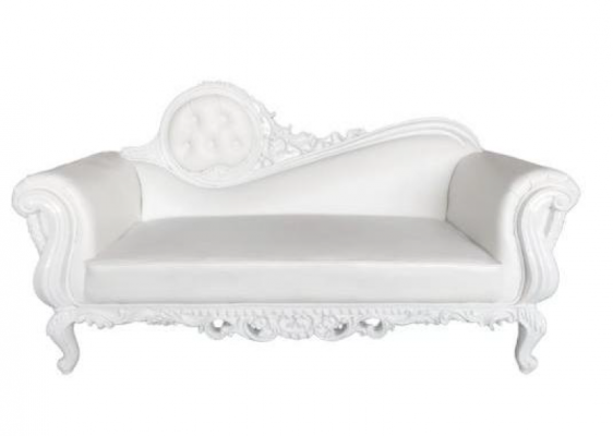 Liege Thron Chaiselongue Königlicher Polster Chesterfield Samt Antik Stil Sessel