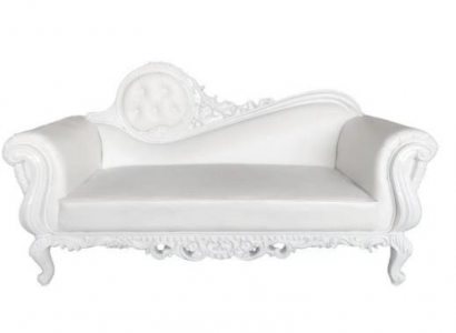 Liege Thron Chaiselongue Königlicher Polster Chesterfield Samt Antik Stil Sessel