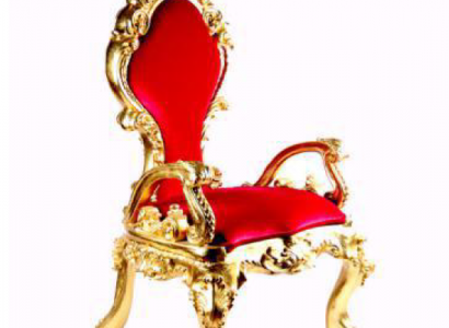 Thron Stühle Sessel Königlicher Polster Samt Chesterfield 1 Sitzer Antik Stil