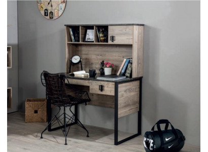 Schreibtisch Modern Holz Jugend Kinderzimmer Braun Möbel Design Schlafzimmer Neu