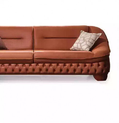 Sofagarnitur 3+3+1 Sitzer Luxus Modern Set Design Sofas Polster Chesterfield