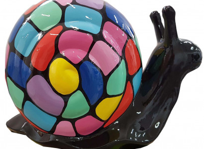 Abstrakte Figur Statue Gartenfiguren Dekoration Statuen Skulpturen Schnecke Neu