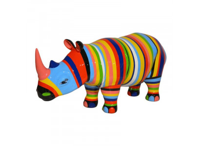  Designer Figur Statue Moderne Figuren Dekoration Nashorn Garten Skulpturen Neu