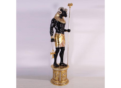 Designer Figur Moderne Figuren Dekoration Ägyptischer Gott Khnum Skulpturen Neu