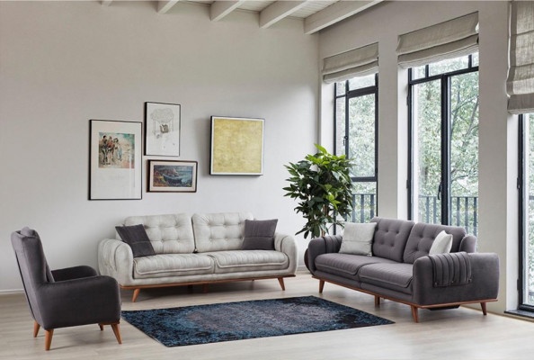 Chesterfield Sessel Relax Club Sofa Einsitzer Couch Polster Möbel Braun