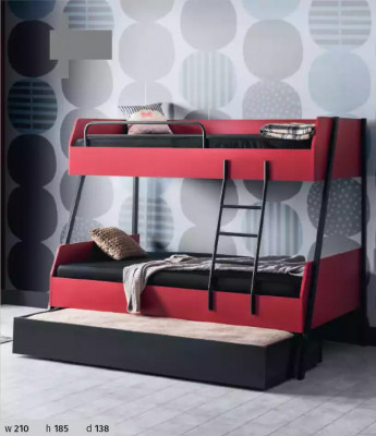 Jugendbett Kinderbett Kids Design Modern Bett Kinderzimmer Holz Betten