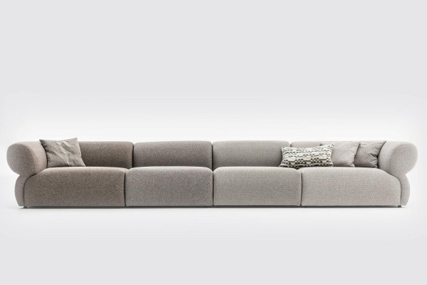 Italienische Möbel big Sofa Couch 6 Sitzer Italienische xxl Couchen Sofas Textil