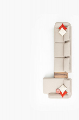 Ecksofa L-Form Wohnzimmer Couch Polstersofa Ecke Garnitur Stoffsofa