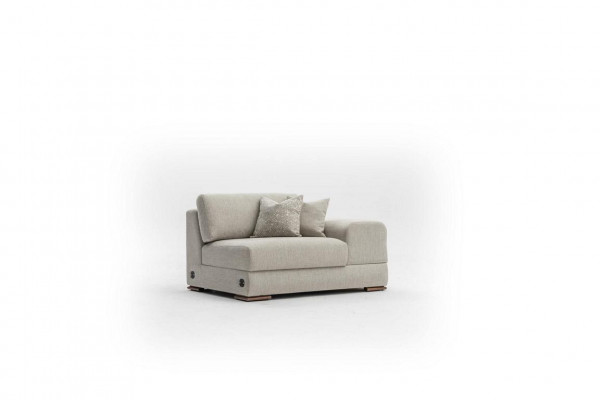 Ecksofa U-Form Möbel Wohnlandschaft Design Grau Polstersofa Eckgarnitur