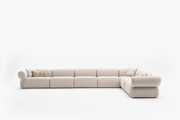 Ecksofa Eckgarnitur Stil Eckcouch Polster Sofas L-Form Couch 495x315cm