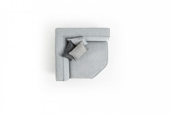 Ecksofa Textil Modern Design Polster Sofa 430x375cm Couch L form Sofas