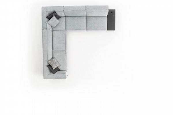 Ecksofa L Form Sofa Couch Stoff Textil Luxus Wohnzimmer Möbel Eckcouch