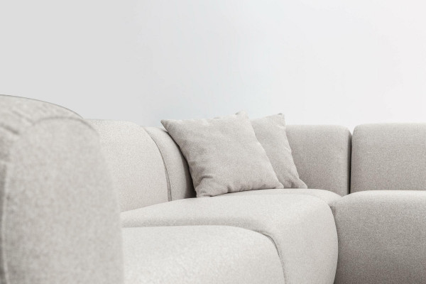 Gemütliches Ecksofa L-Form Beige Polstersofa Wohnlandschaft Couch Neu