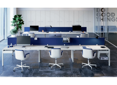 Arbeitstisch Counter 6 Personen Bürotisch Arbeitszimmer Büromöbel Tisch Tische