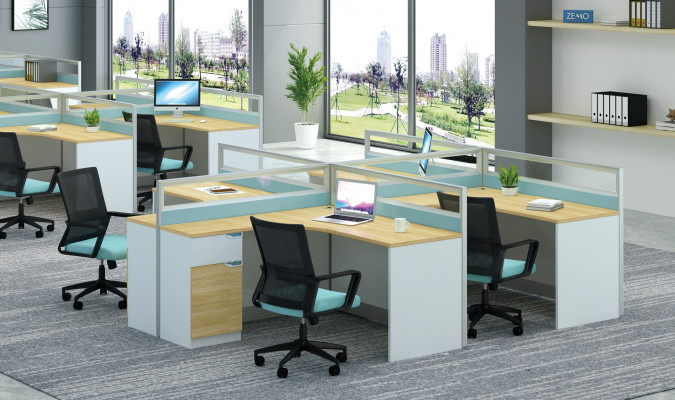 Bürotisch Schreibtisch Tisch Arbeitstisch Firma Möbel Counter call center möbel