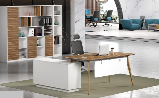 Bürotisch Schreibtisch schreibtisch Arbeitstisch Firma Möbel Eckschreibtisch