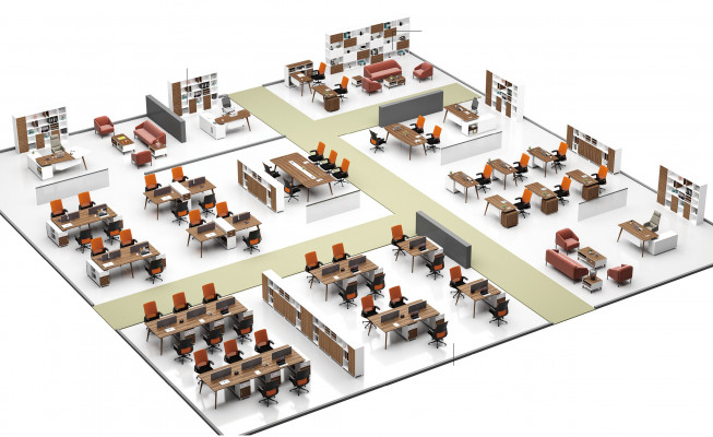 Bürotisch Schreibtisch schreibtisch Arbeitstisch Firma Möbel Eckschreibtisch