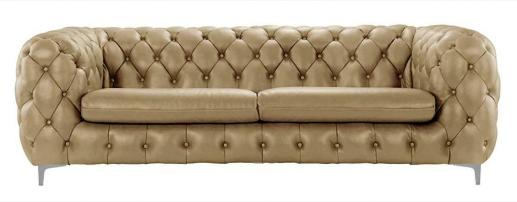 Chesterfield Sofa Braun xxl Big Leder Wohnzimmer Möbel 4 sitzer Violet Gelb Grün