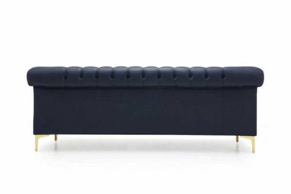 Chesterfield Leder Polster Design Sofa Luxus Couch Klassische Sofa 3 Sitzer Neu