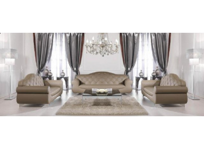 Sofagarnitur Chesterfield Sofa Couch Polster 3+1+1 Sofagarnitur Couch Sofas