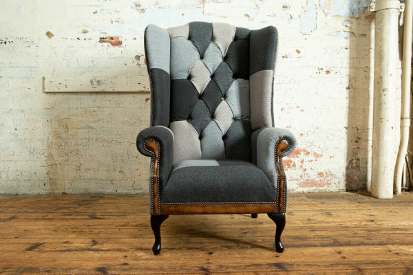 Chesterfield Sessel Club Lounge Designer Lehnstuhl Sofa 1 Sitzer