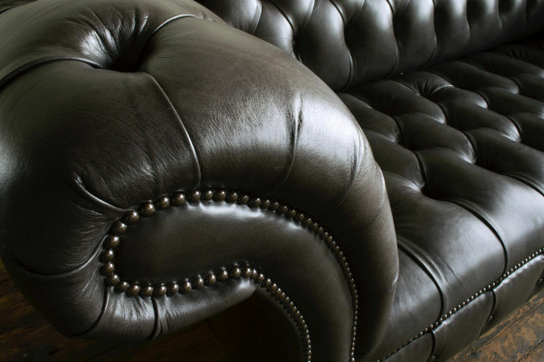 Chesterfield Stoffsofa Ledersofa Sofa Couch Polster Wohnzimmer Maßanfertigung