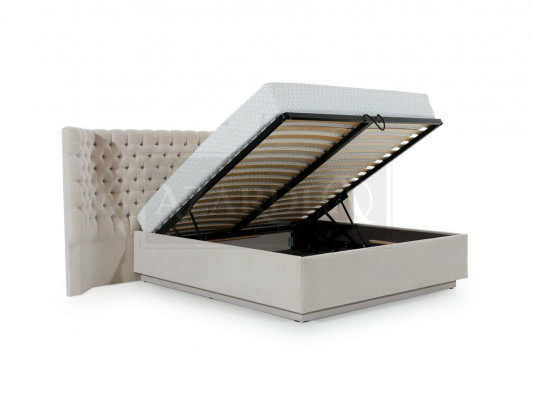 Chesterfield Bett Luxus Schlafzimmer Hotel Deko Polster Betten mit Knöpfen