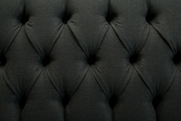 Klassische Chesterfield Couch 3 Sitzer Sofa Couch Samt Leder Blau Design Polster