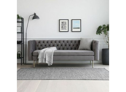 Sofa Luxus Textil Chesterfield Couch Sofas Polster 3 Sitzer Italienische Möbel