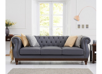 Chesterfield Sofa Couch Polster Leder Couchen Stoff Polster Garnitur