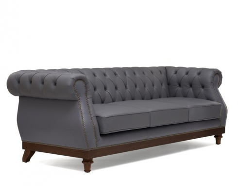 Chesterfield Sofa Couch Polster Leder Couchen Stoff Polster Garnitur