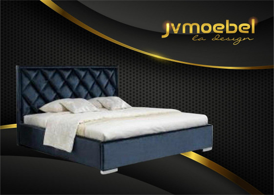Designer Bett Textil Schlafzimmer Design Möbel Luxus Betten Polster Gestell Neu