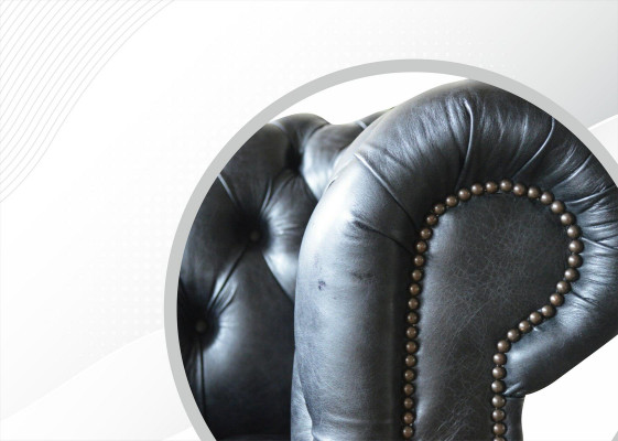 Chesterfield Polster Couch Leder Couchen Sofa Garnitur Zweisitzer Sofas Samt Neu