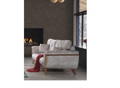 Luxus Dreisitzer Moderne Couch Polster Möbel Graue Couchen Sofas