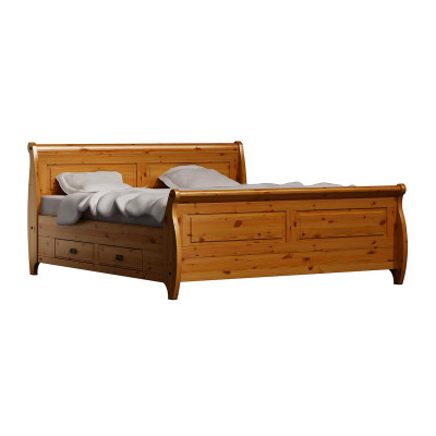 Design Luxus Doppel Hotel Betten Schlafzimmer Holz 180x200cm Bett Polster