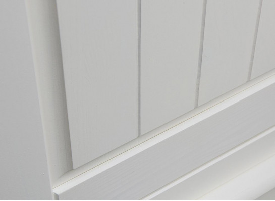 Landhaus Garderobe Schrank Mehrzweck Kleiderschrank Holz Schränke weiß