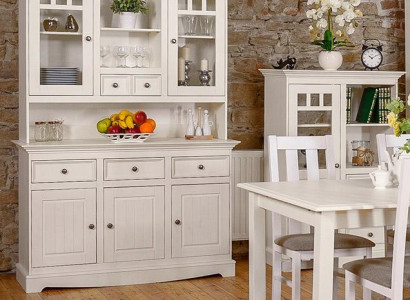 Anrichte Landhaus Stil Kommoden Sideboard Möbel Bauern Schrank Kommode Echtholz