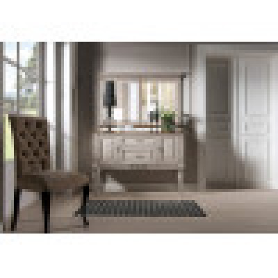 Klassische Kommode Vitrine Kommoden Vitrinenschrank Kommodenschrank FL-K3